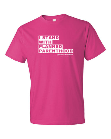I Stand with PP Pink Unisex T