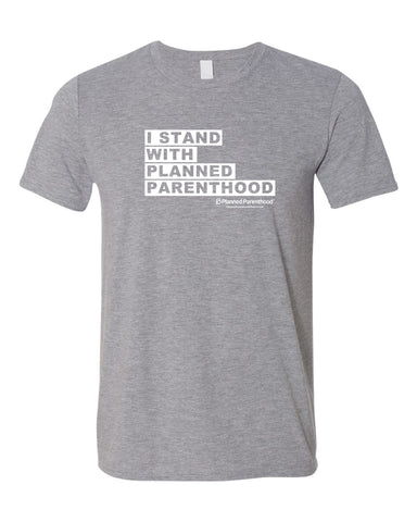 I Stand with PP Grey Unisex T