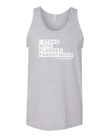 I Stand with PP Grey Unisex Tank