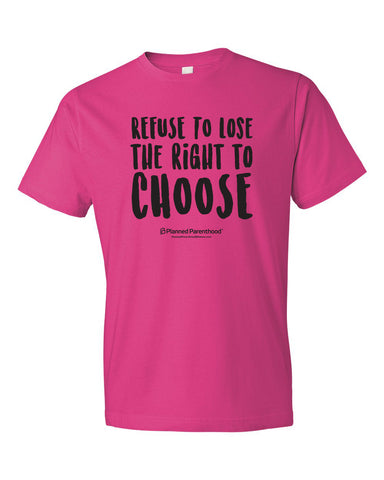 Refuse to Lose Pink Unisex T